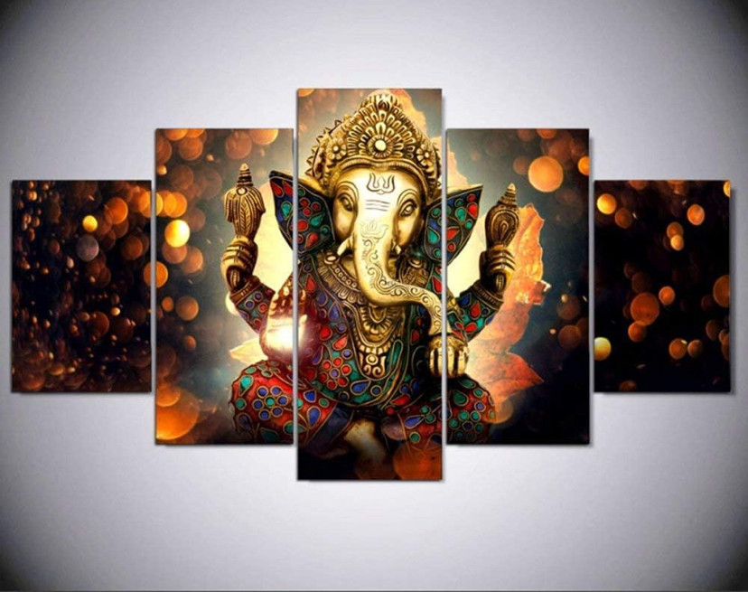 5 Pcs/panel canvas wall art ready to hang