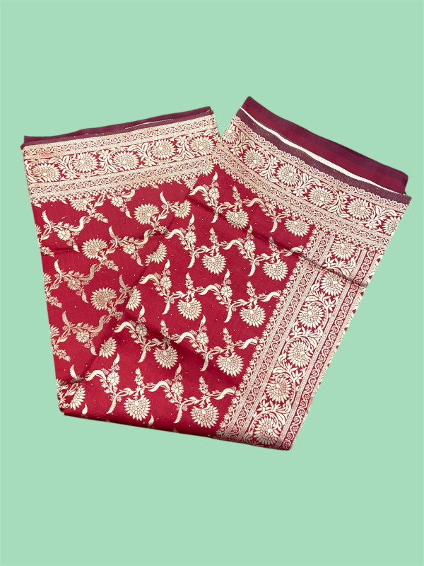 Vibrant Heritage: Authentic Kanjivaram Silk Saree with Classic Patterns 149