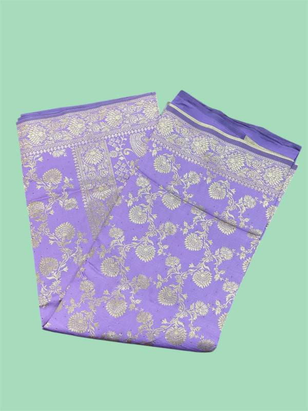 Vibrant Heritage: Authentic Kanjivaram Silk Saree with Classic Patterns 153