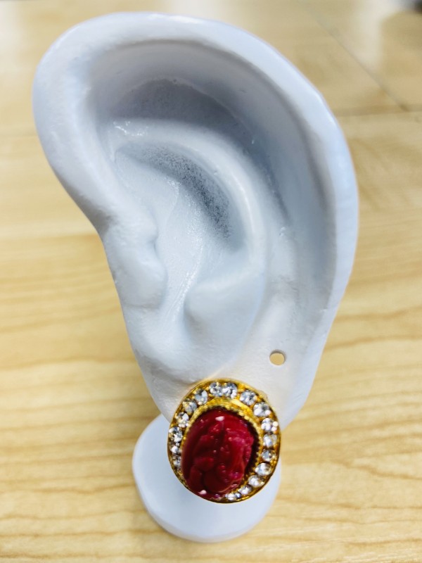 Earring with Cristal work