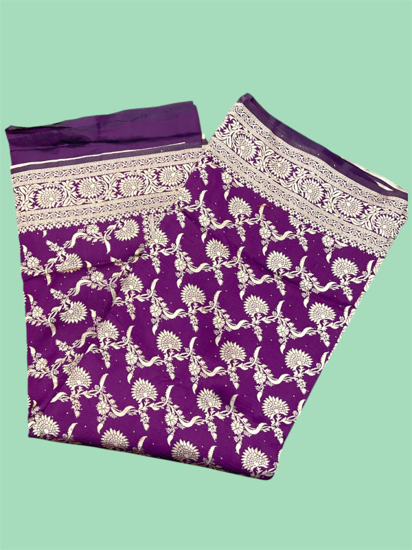 Vibrant Heritage: Authentic Kanjivaram Silk Saree with Classic Patterns 151