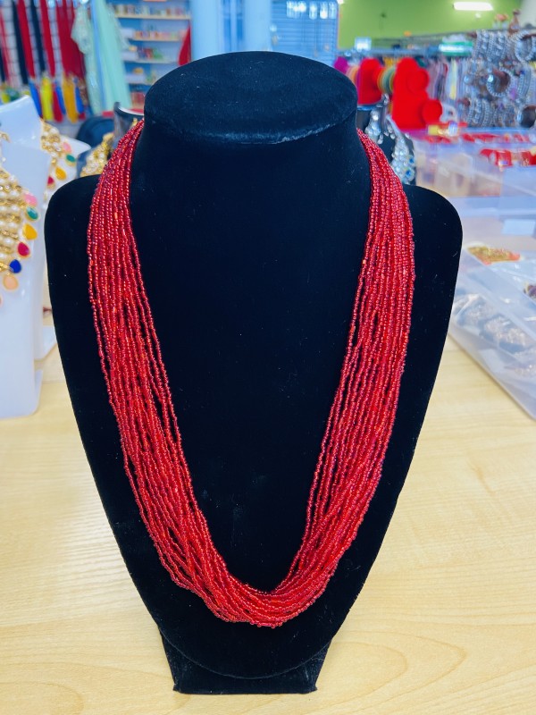 Kanchi Size potey only red, ready to wear