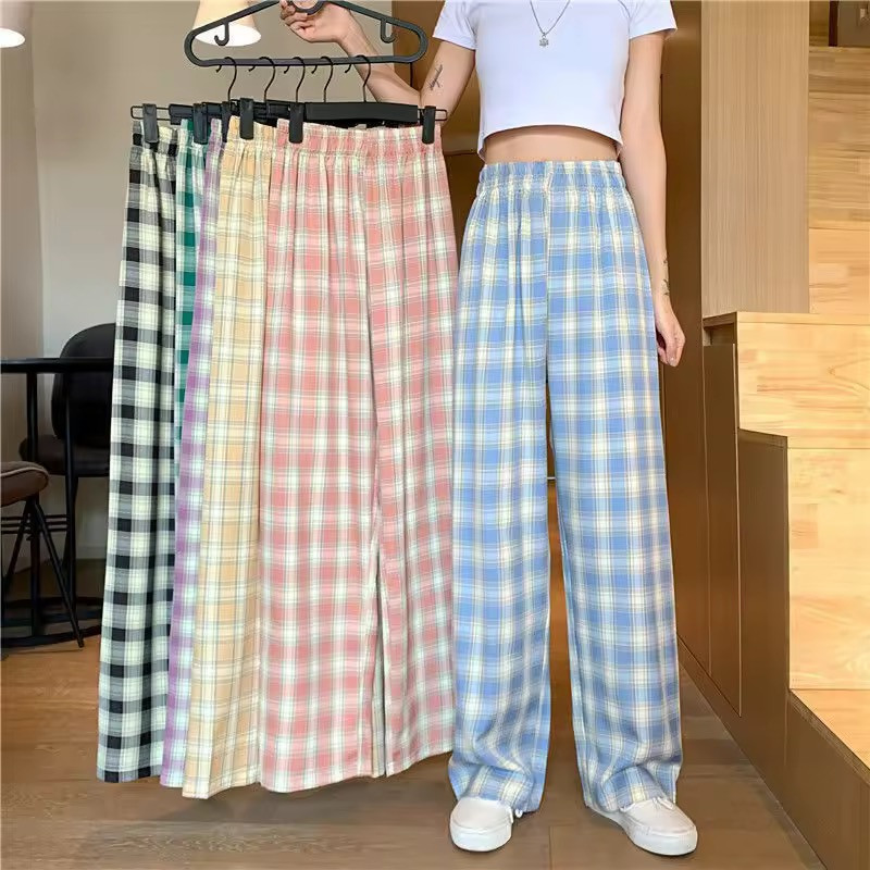 High Waist Wide Leg Pants Women High Waist Casual Home Wear Pants