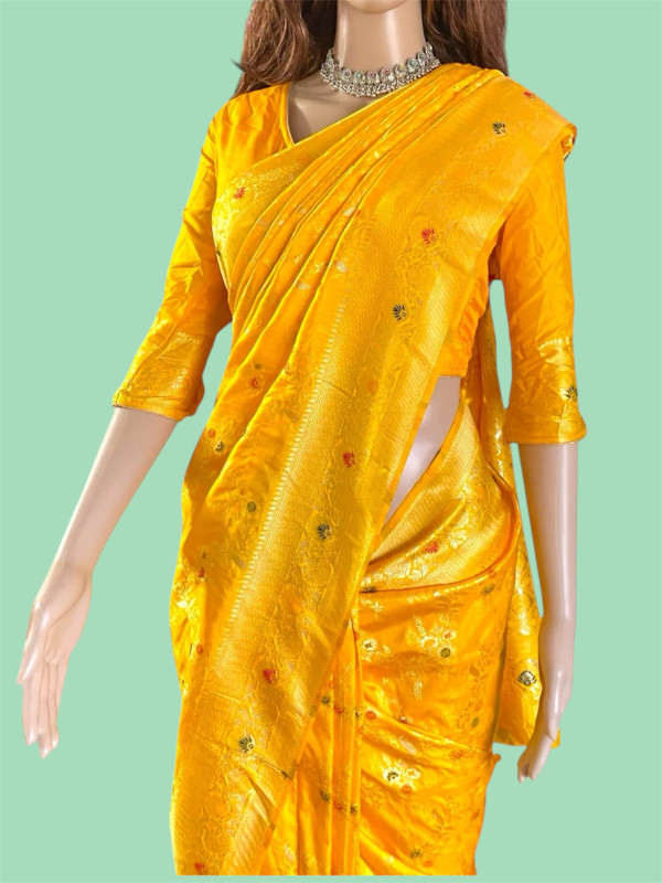 Soft Dola silk Saree with Blouse 144