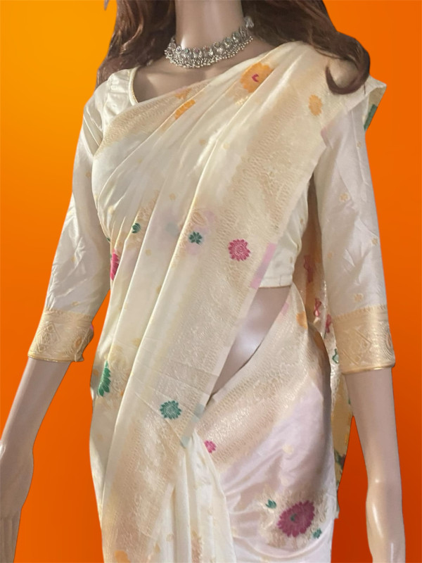 Soft Dola silk Saree with Blouse 143
