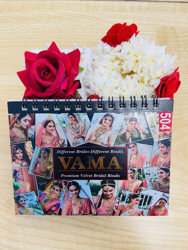 Fashions Stone Border Kumkum Sticker Designer Spiral Bindi Booklet Bride for Women 504 pcs