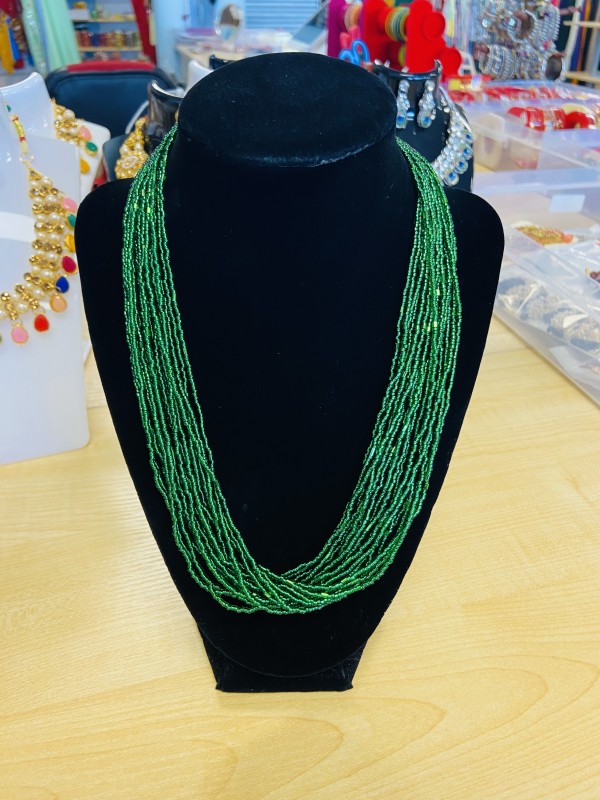 Kanchi Size potey only green, ready to wear