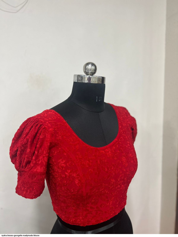 NYSHA BRASSO GEORGETTE READYMADE BLOUSE 108