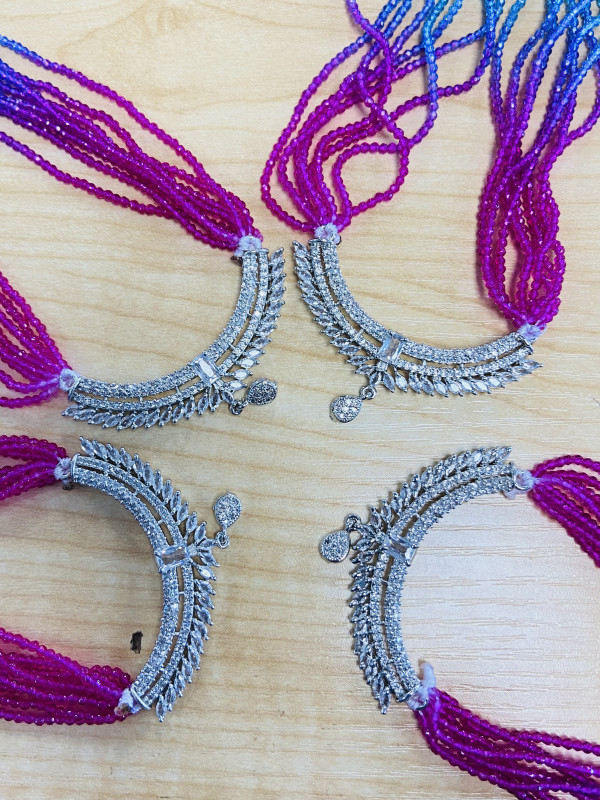 Rainbow  Hydro Ad Long Mangalsutra