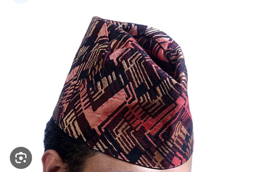 Nepali traditional Dhaka topi for men mix designs