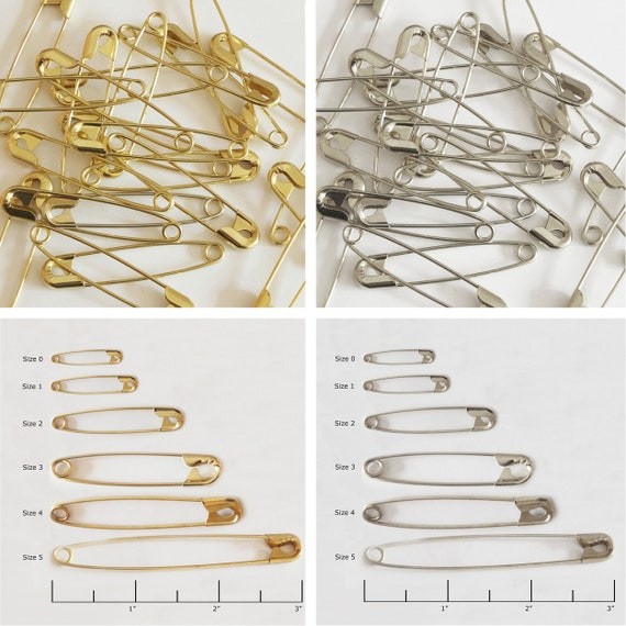 16 Pieces -Safety Pins, Inch Safety Pins Clothing Clips Tool Decorative Safety Pins Assorted, Sewing Accessories Kit