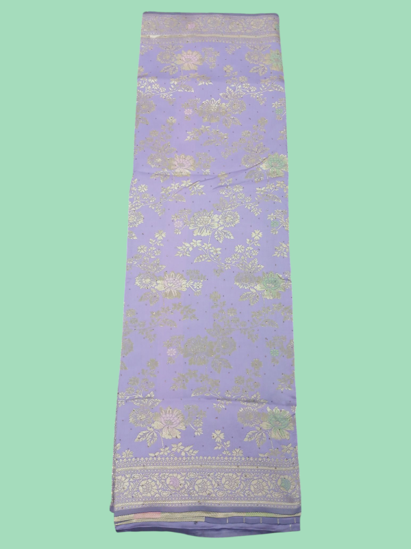 Vibrant Heritage: Authentic Kanjivaram Silk Saree with Classic Patterns 154