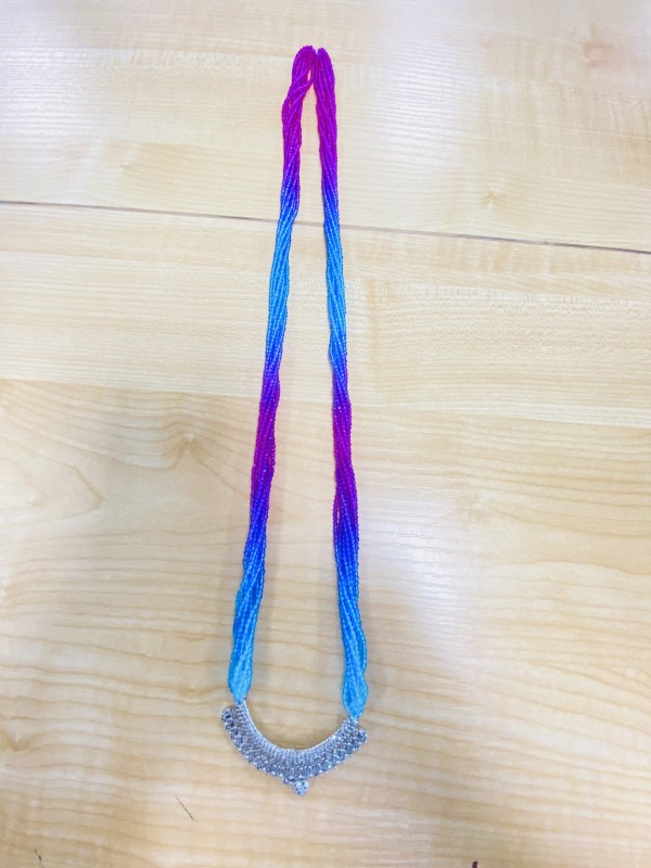 AD Long Rainbow Mangalsutra in Hydro
